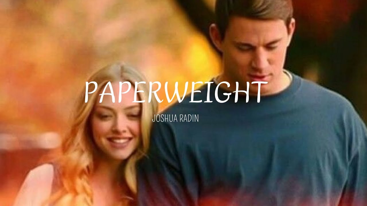 Paperweight - Joshua Radin ( Sub Espa&ntilde;ol - Lyrics )