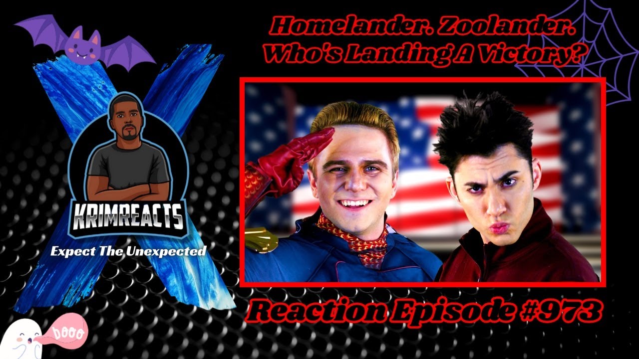 РЕАКЦИЯ на рэп-баттл «Homelander против Zoolander» | KrimReacts #973