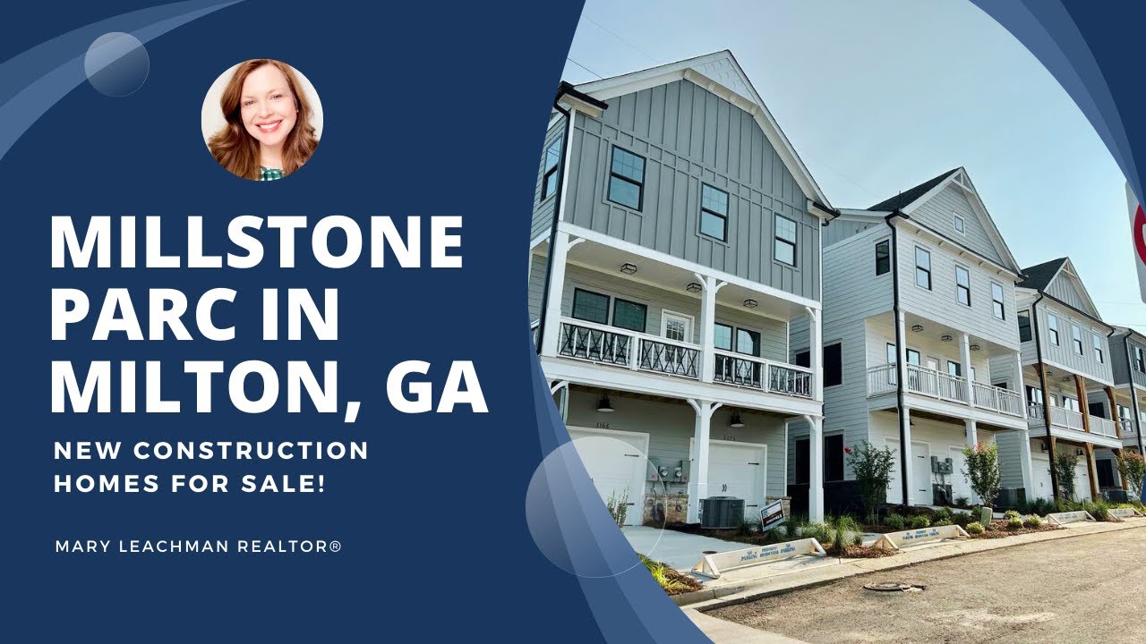 NEW CONSTRUCTION HOMES FOR SALE IN MILTON, GA - MILLSTONE PARC #newconstruction #miltonga
