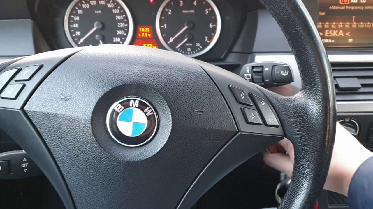 Jak włączyć doświetlanie drogi do domu BMW 5 E60 - zobacz jak to zrobić