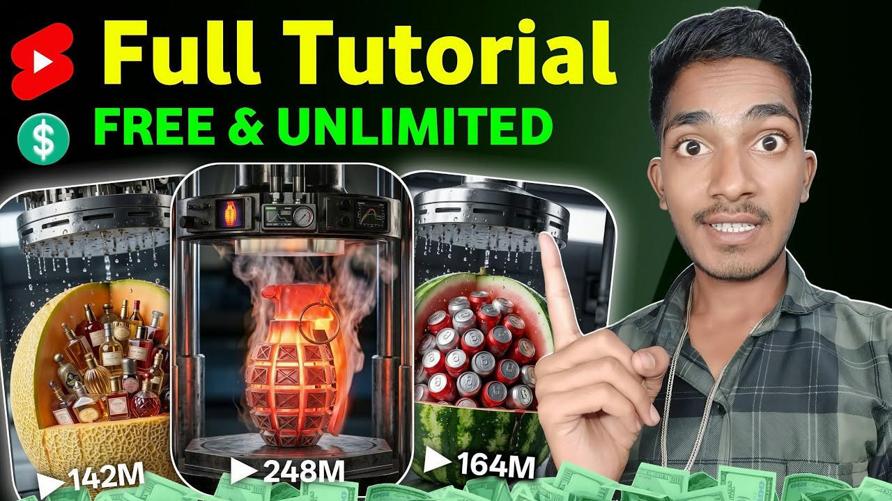 How to Create Hydraulic Press Ai Videos | Hydraulic Press Restoration ASMR using AI 🛠️