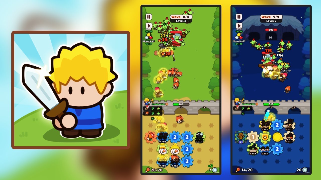 Unstoppable Defense! 🛡️ Gear Defenders Strategy & Gameplay (Level 1 - 6)