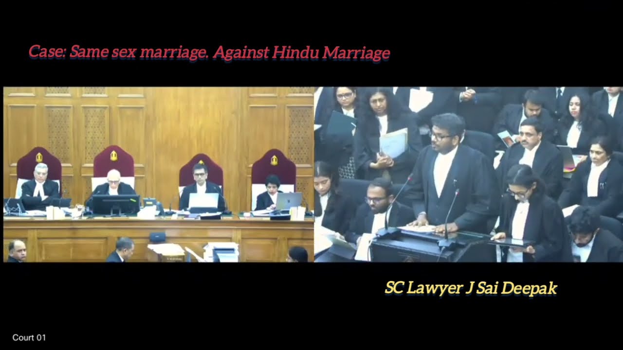 Superb argument by J Sai Deepak!  Supreme court of India.