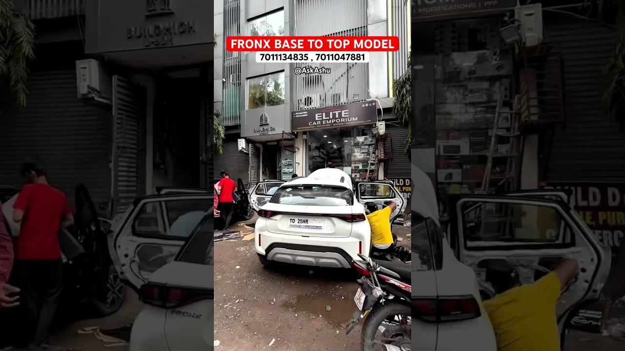 2025 FRONX BASE TO TOP MODEL MODIFIED😱FRONX MODIFICATION #fronx2025 #fronx #modified #marutisuzuki