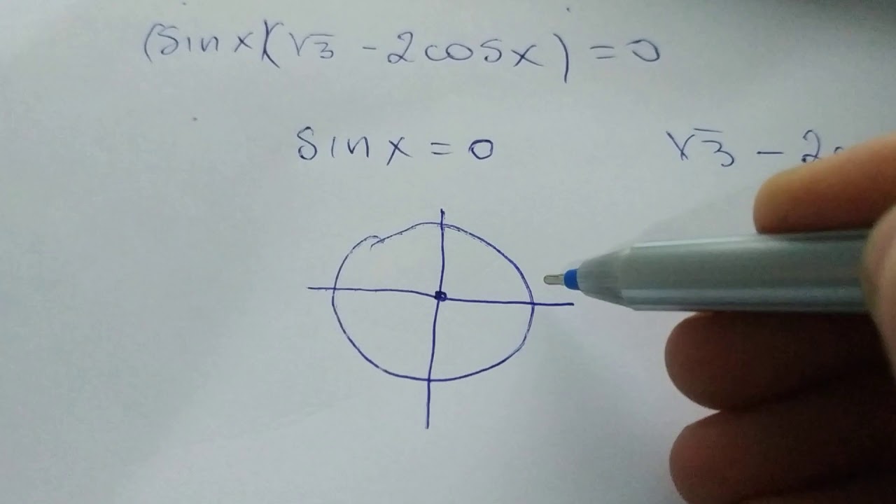 Ekucionet trigonometrike (Ushtrim i zgjidhur)