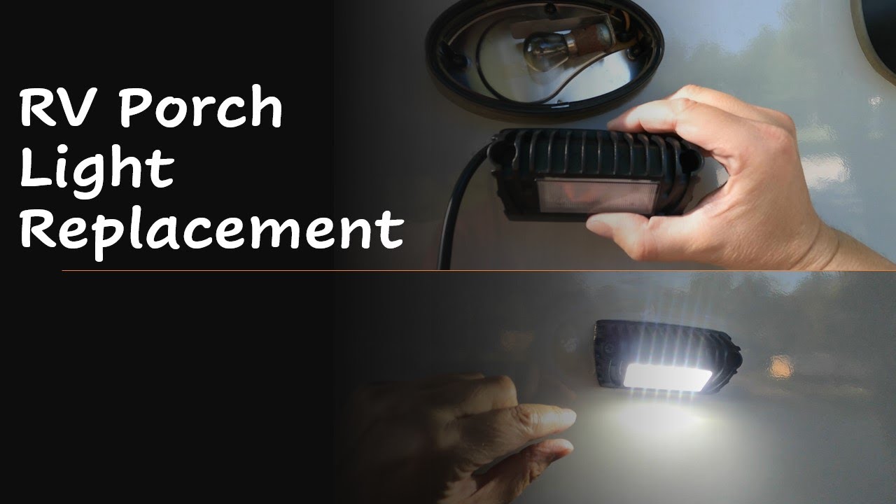 New LED RV Porch Light Replacement