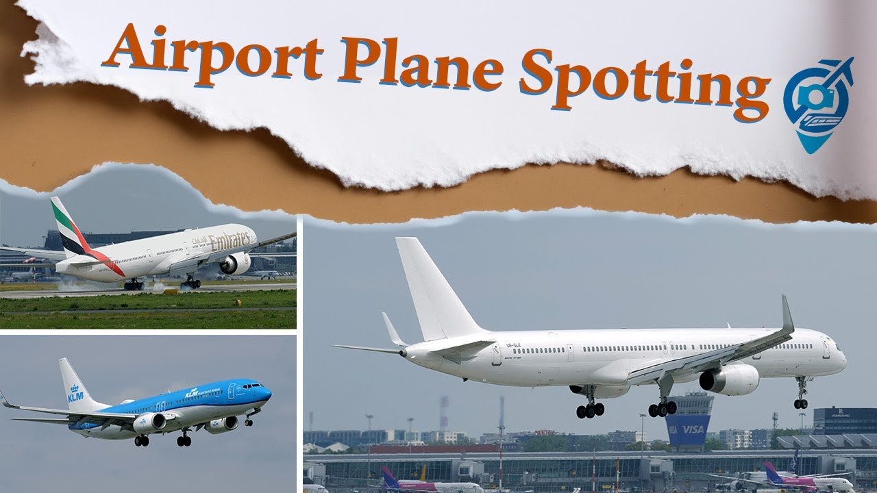 Przyloty i odloty samolotów - Lotnisko Chopina Warszawa - Plane Spotting at Chopin Airport #20 (4K)
