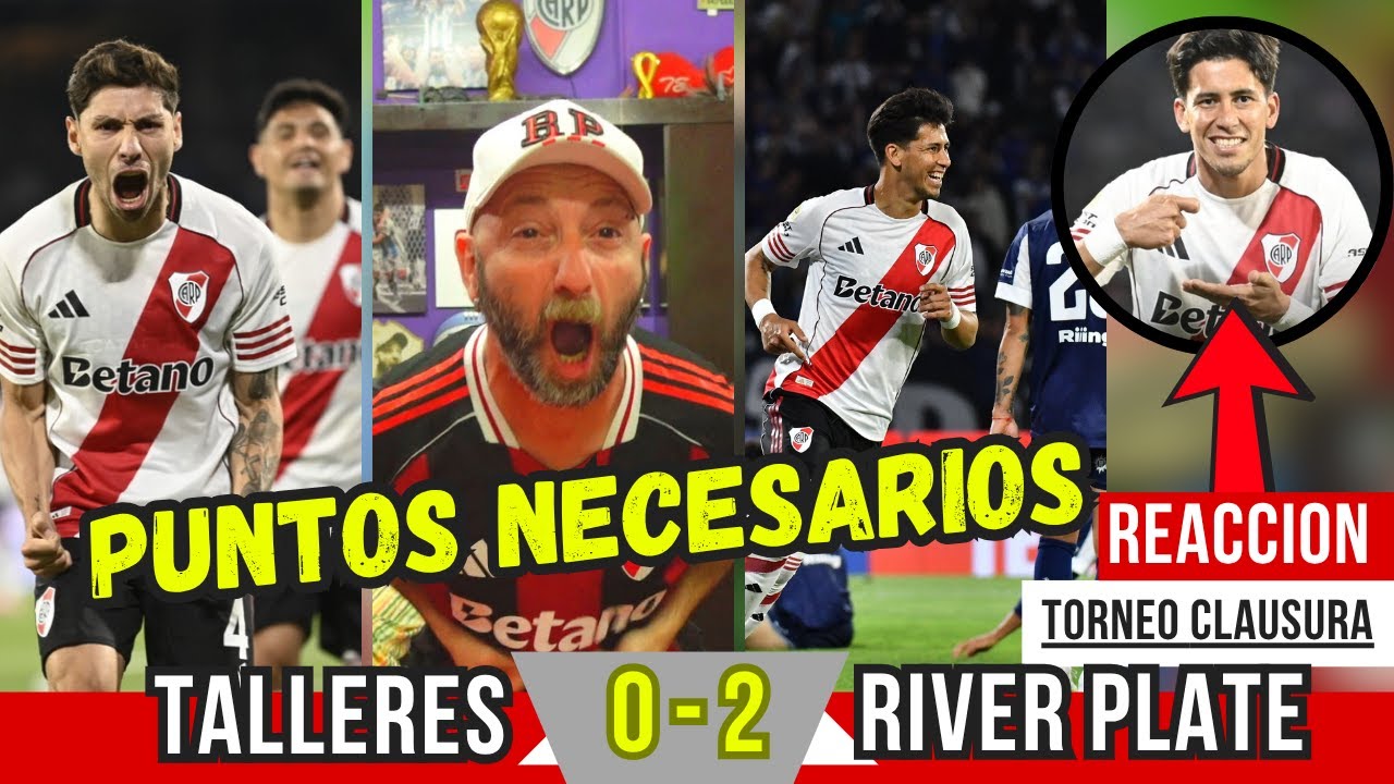 TALLERES 0 vs RIVER PLATE 2 - Reacciones de Hinchas de River - TORNEO CLAUSURA 2025