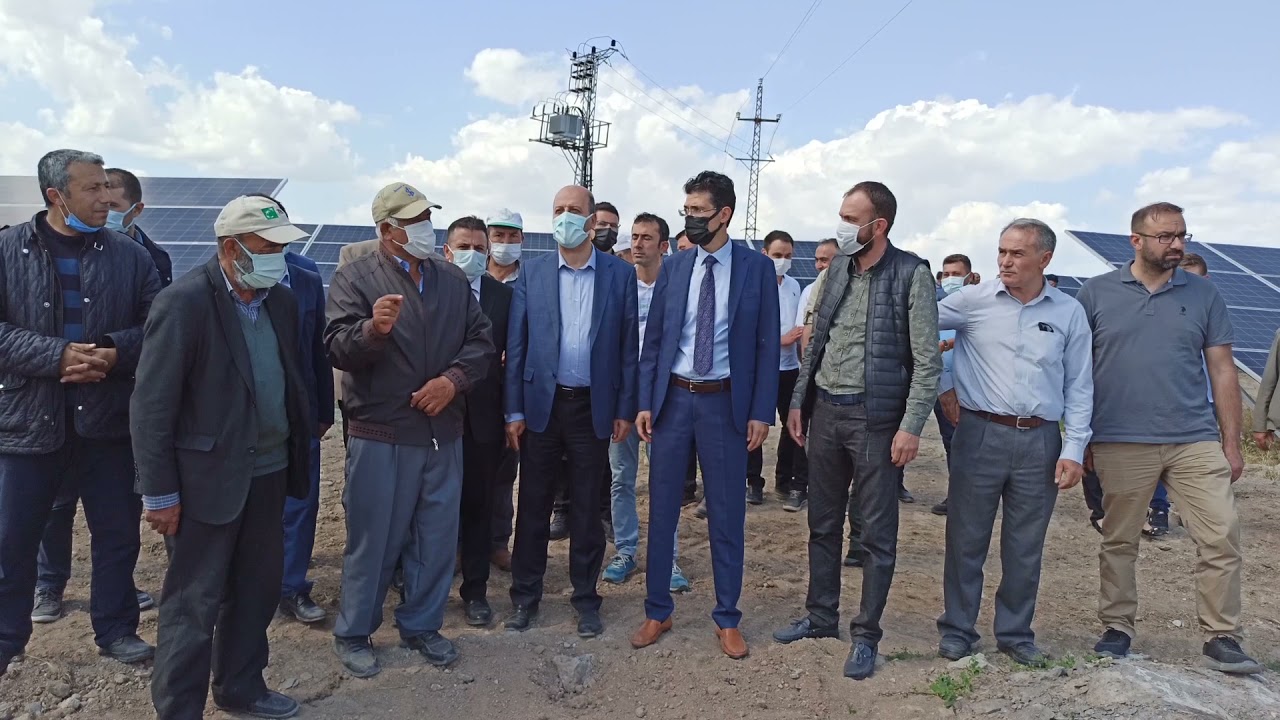 Mahmut Köyü Sulama sisteminin elektrik ihtiyacı güneş enerjisinden karşılanacak