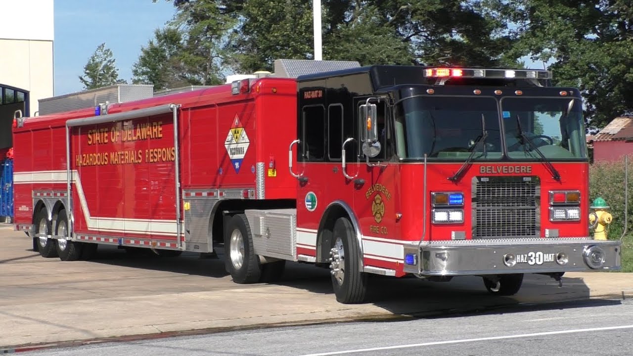 Fire Trucks Responding Compilation #19 - Hazmat & Special Ops