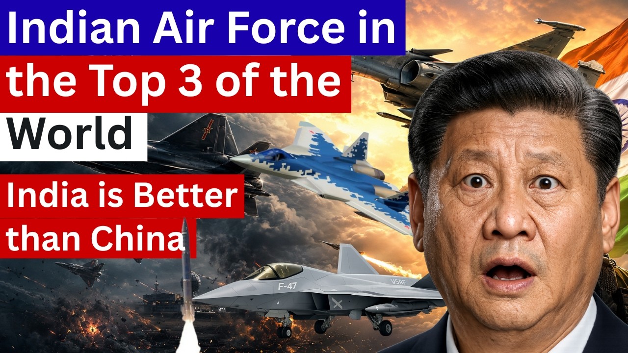 Indian Air Force in Top 3 of Global Air Power Rankings