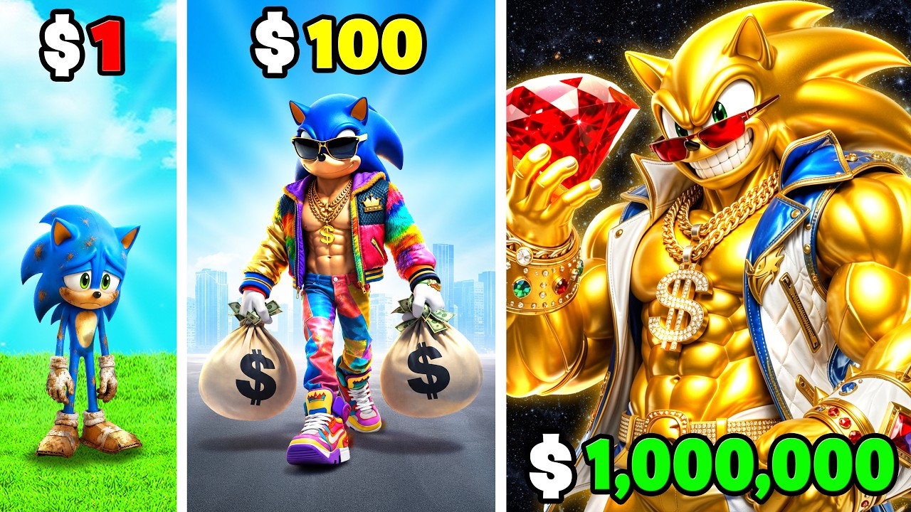 POOREST to RICHEST SONIC In GTA 5!
