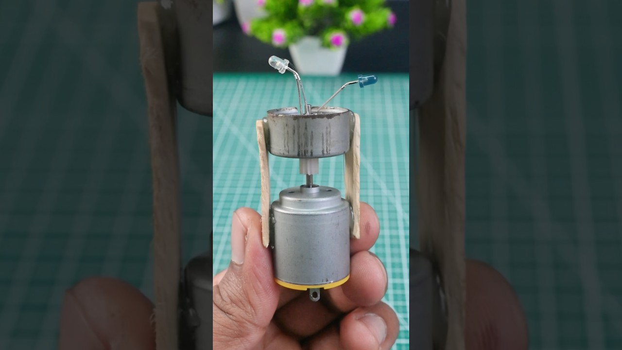 How to Make Simple DC Motor Projects | Amazing DC Motor Project #shorts #dcmotor #motor
