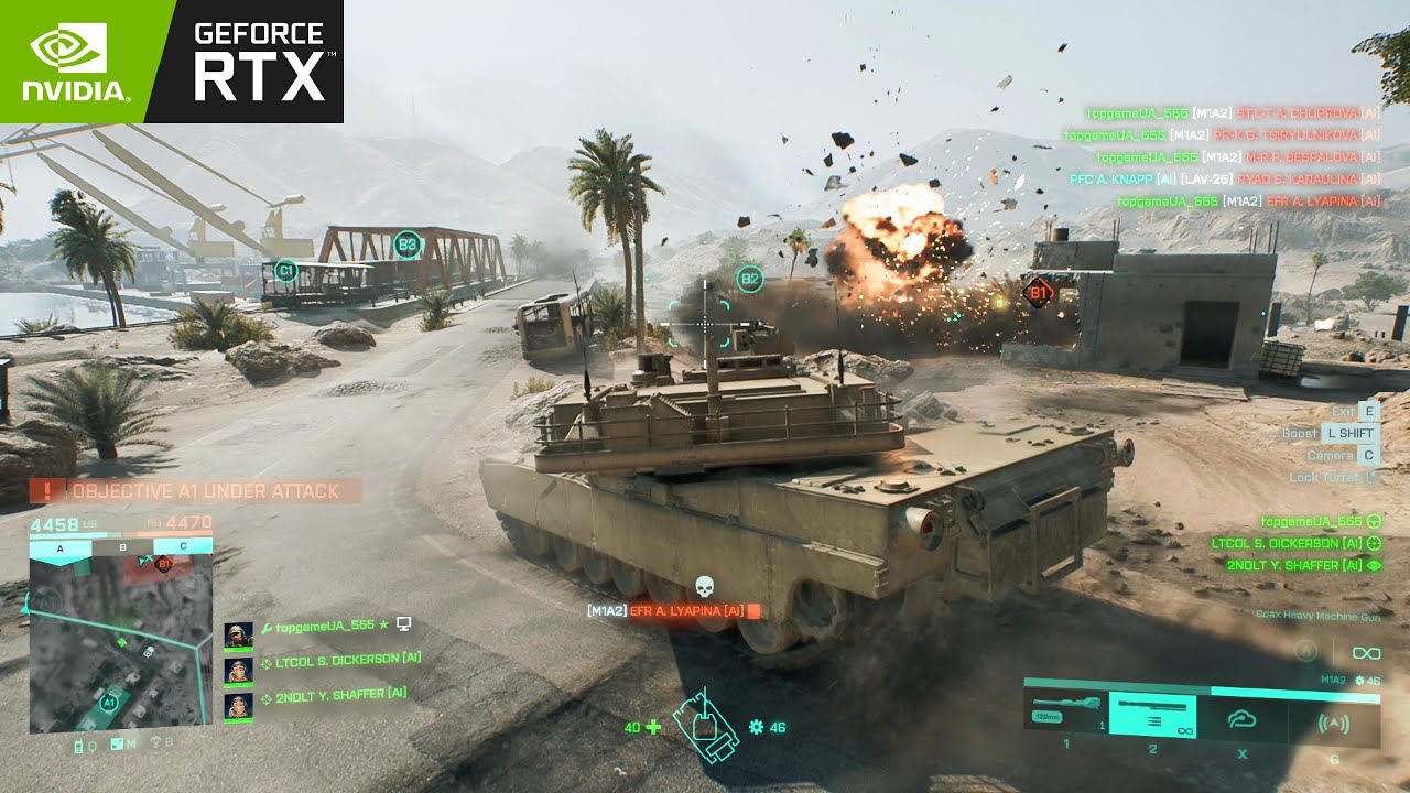 Battlefield 2042 - M1A2 Abrams Gameplay (Afghanistan War Sim) | RTX Ultra