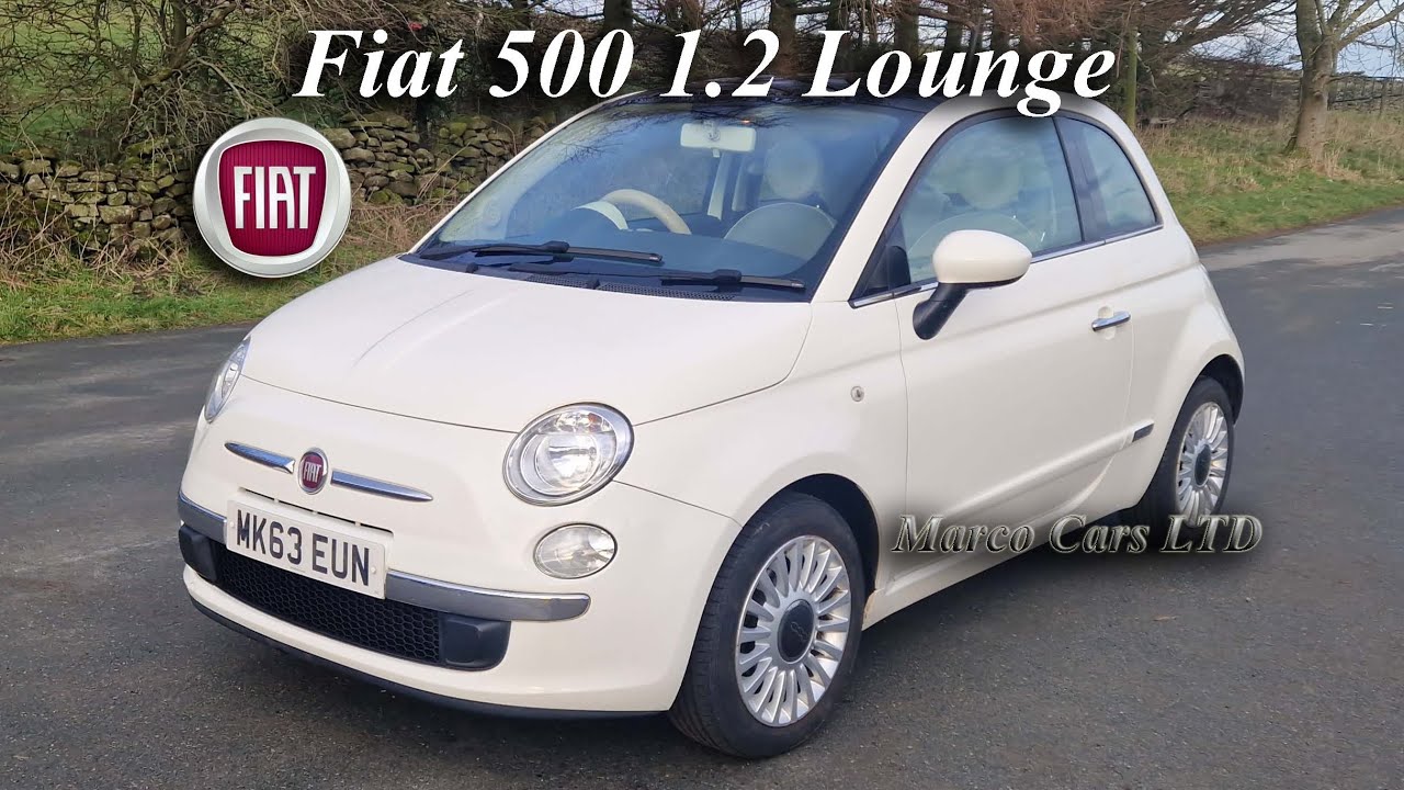 Fiat 500 1.2 Lounge Euro 4 Petrol 3 door manual hatchback 2013 in bright white 🤍5️⃣0️⃣0️⃣🤍