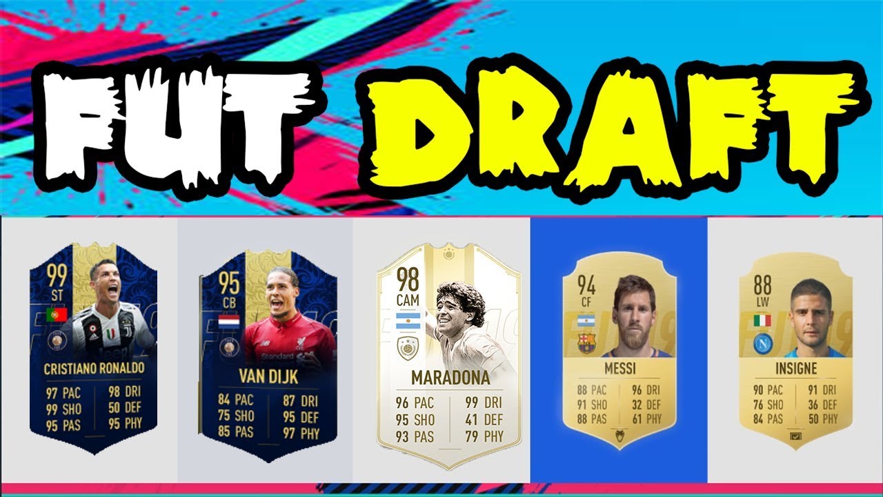 RONALDO,MARADONA SI VAN DIJK-WOW | FUT DRAFT
