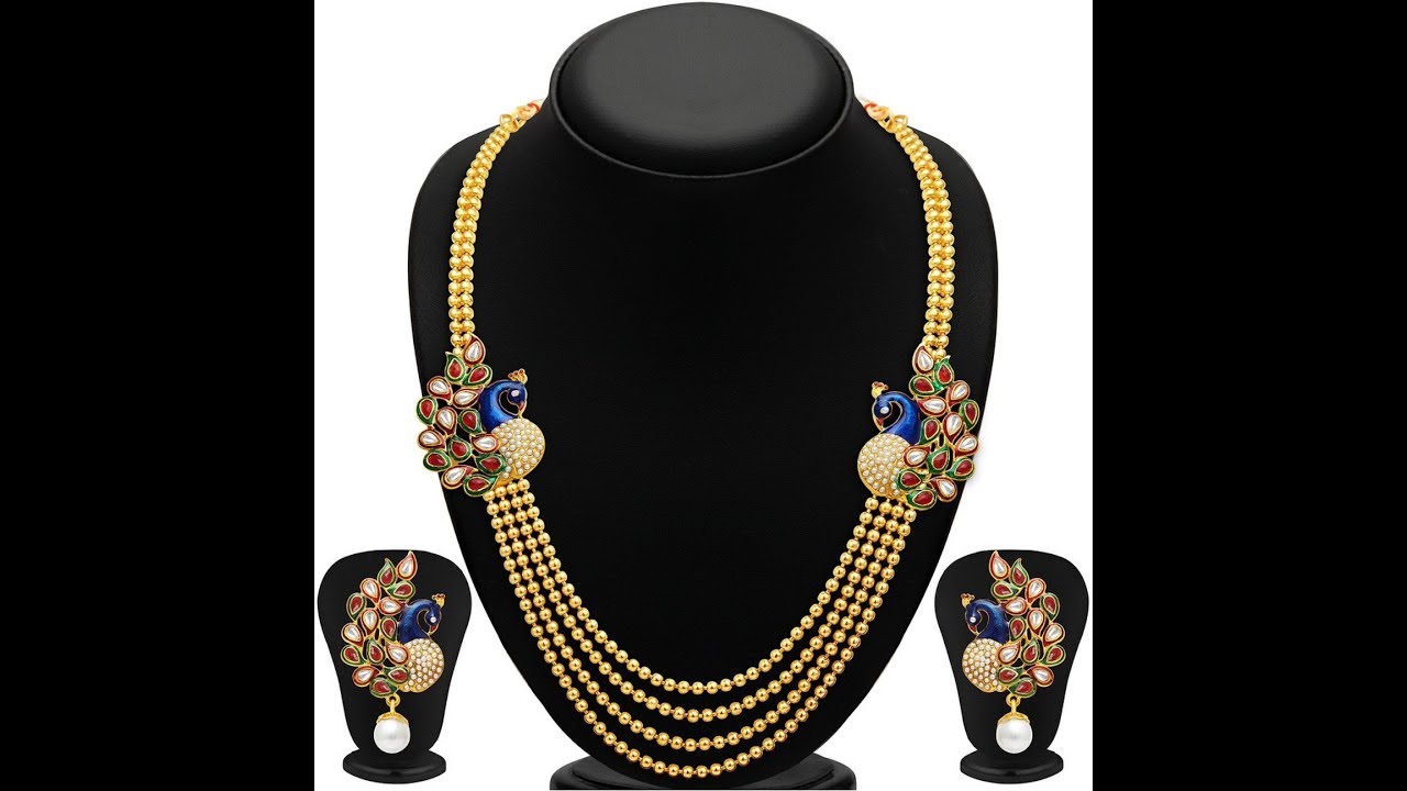 How to make silk thread peacock step chain/silk thread jewellery