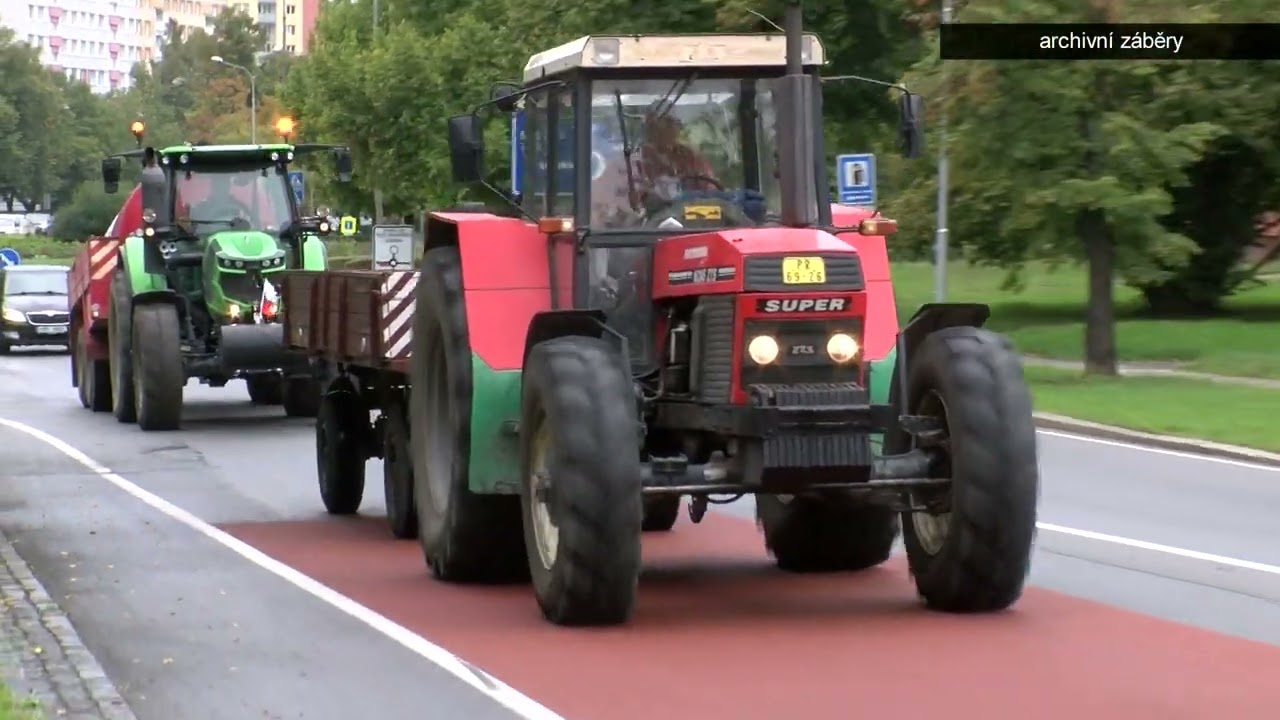 Protestní jízda zemědělců