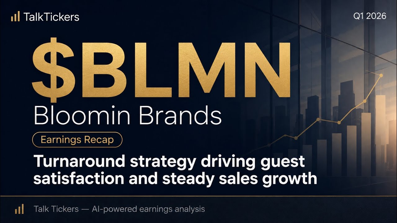 Bloomin' Brands Q1 2026 Earnings: Outback's Turnaround & Growth Insights