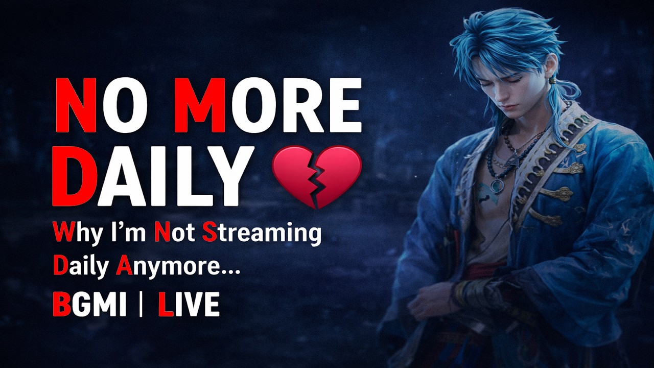 🔴 BGMI Live | Why I’m Not Streaming Daily Anymore… 💔  169 #shortslive #VLNguru