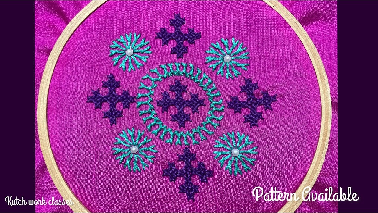 #47- Kutch work design for absolute beginners 