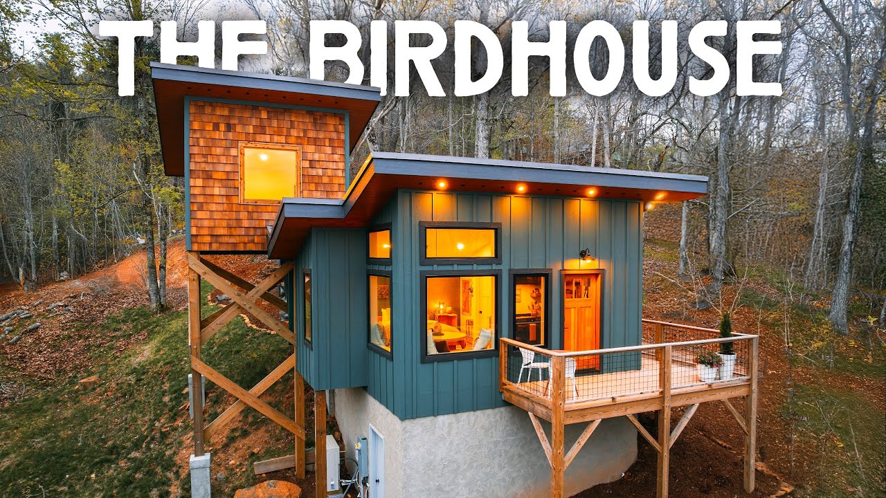 500sqft Tiny House w/ Unique Interior Layout! Full Tour!