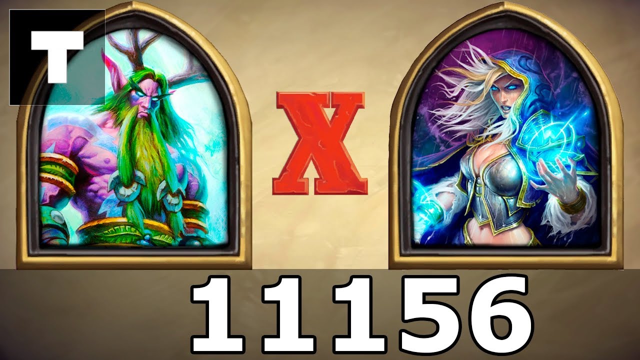 Hearthstone Друид vs Маг! Сезон 2018 Декабрь  11156