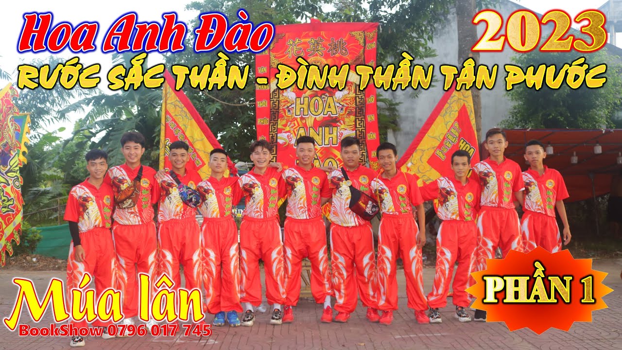 [PHẦN 1] LSR Hoa Anh Đào và các đoàn lân rước Sắc Thần Đình thần Tân Phước - Lai Vung 5/2023