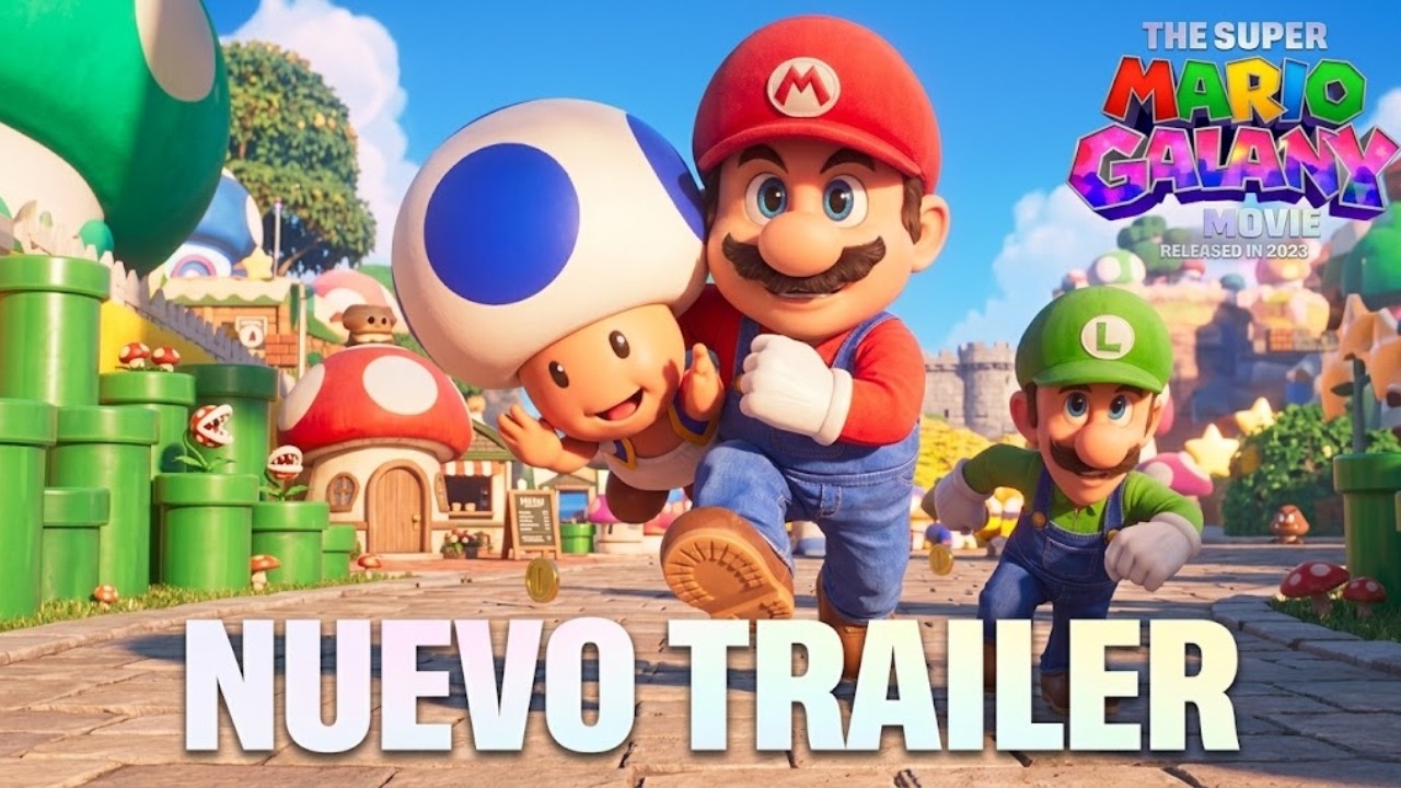 MARIO GALAXY MOVIE  TRAILER OFICIAL DEL ENTRENAMIENTO DE MARIO, LUIGI CON YOSHI