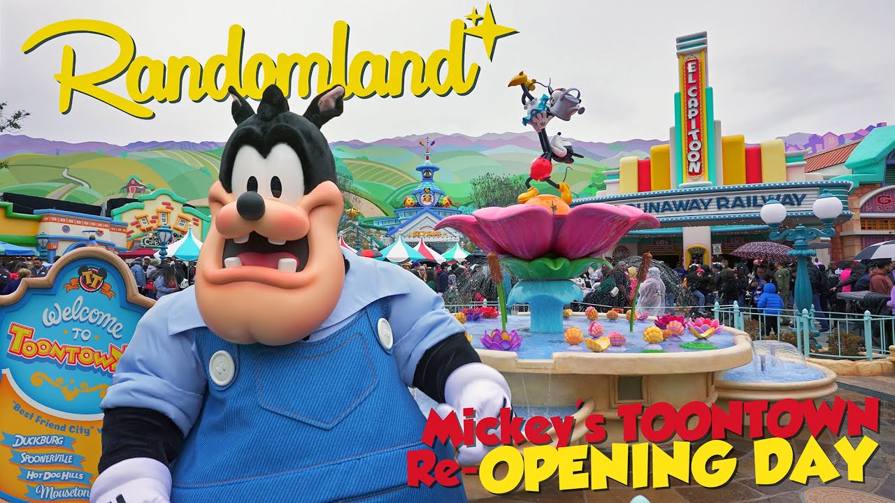 Disneyland's NEW Toontown - Opening Day! Features and history!