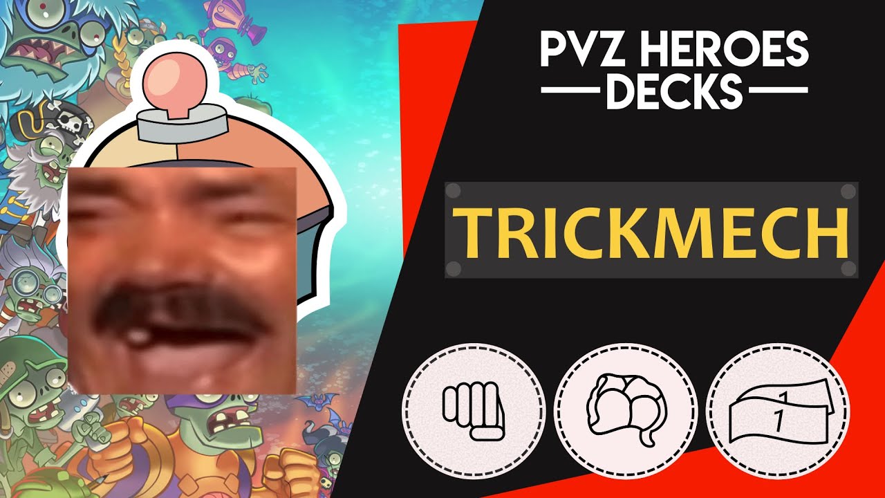 Turn 4 wins, featuring the funny purple class | PvZH Trickmech gameplay
