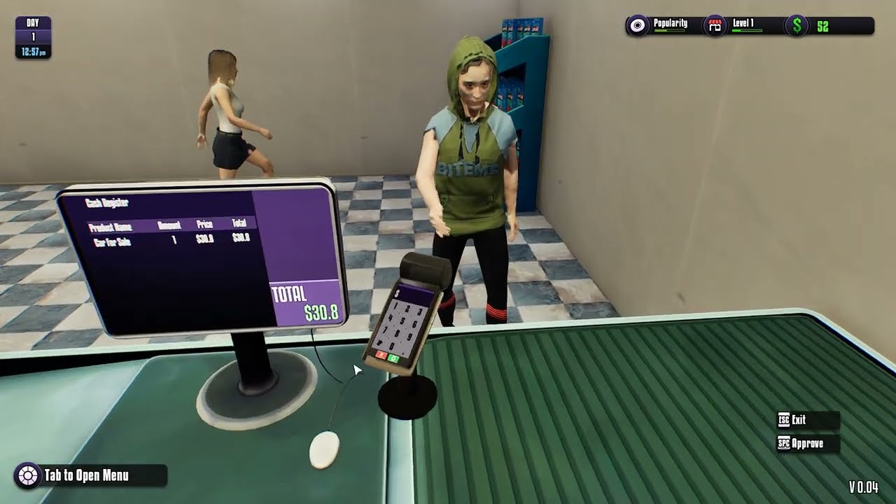 Gamer Stop Simulator Prologue Gameplay Walkthrough Part 1 FULL DEMO GAME - No Commentary