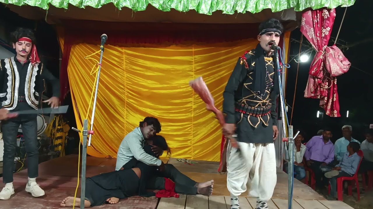 गंगा की सौगंध उर्फ मलखान सिंह डाकू भाग 14 दोस्ताना नौटंकी  ग्रुप  (नौटंकी)