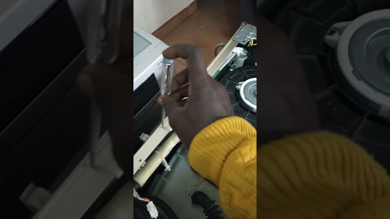electric shock on washing machine/using a tester to detect power  leakage