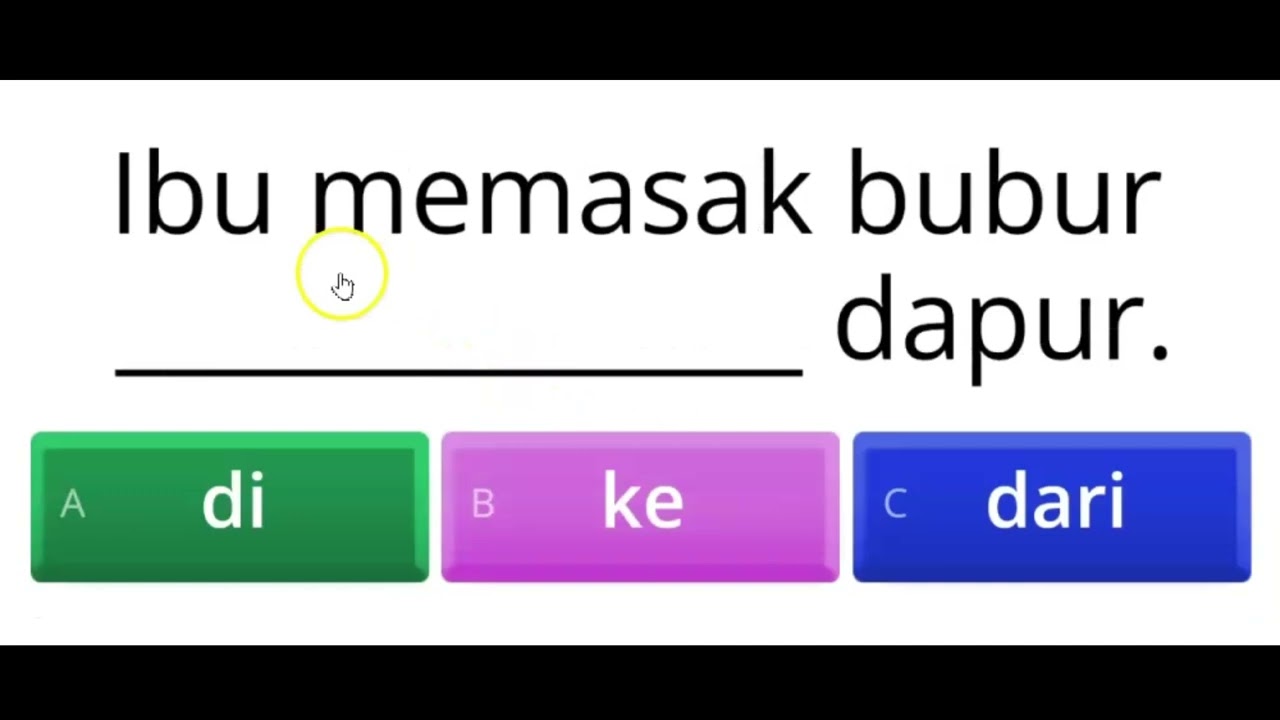 Kuiz Kata Sendi Nama l Ulang kaji Kata Sendi Nama