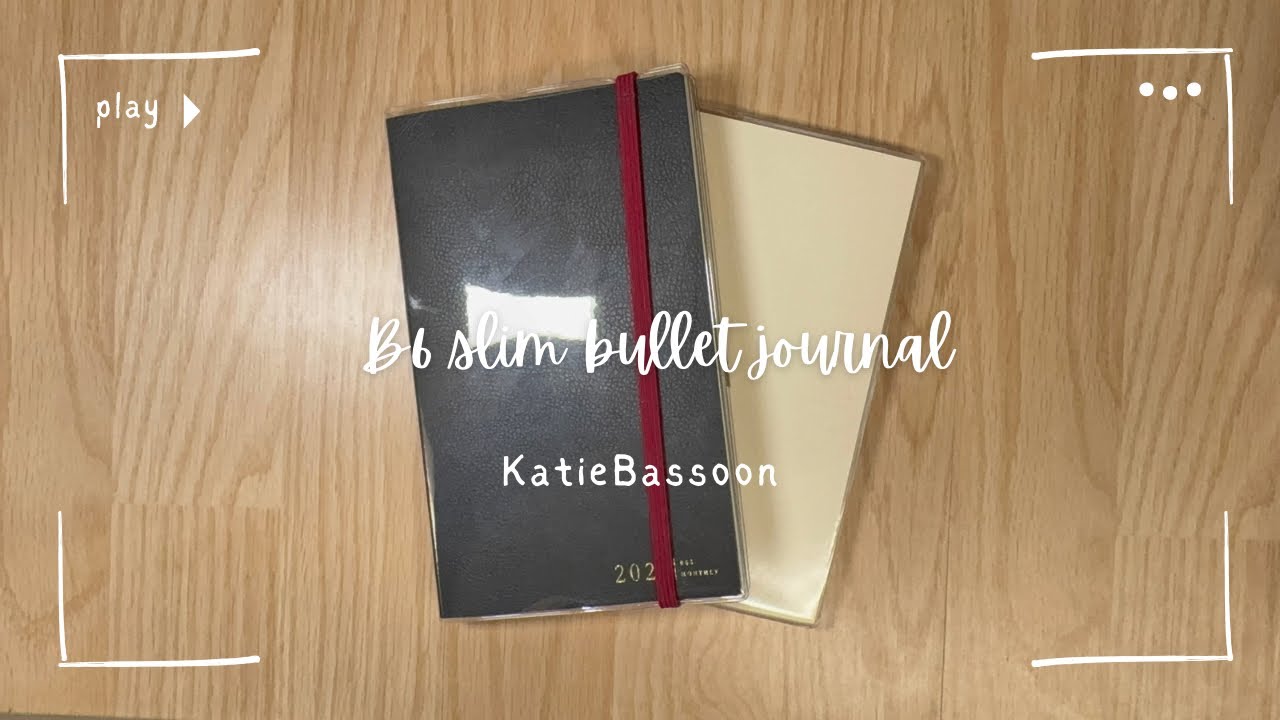 b6 slim bullet journal setup