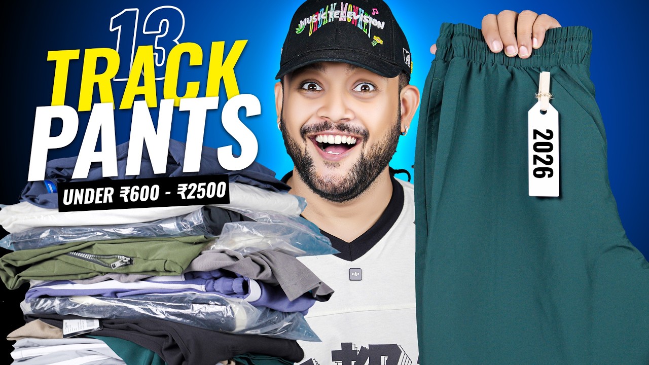 13 Best Track Pants Joggers for Men Under 500/3000 🔥 Myntra Pants Haul 2026 | ONE CHANCE