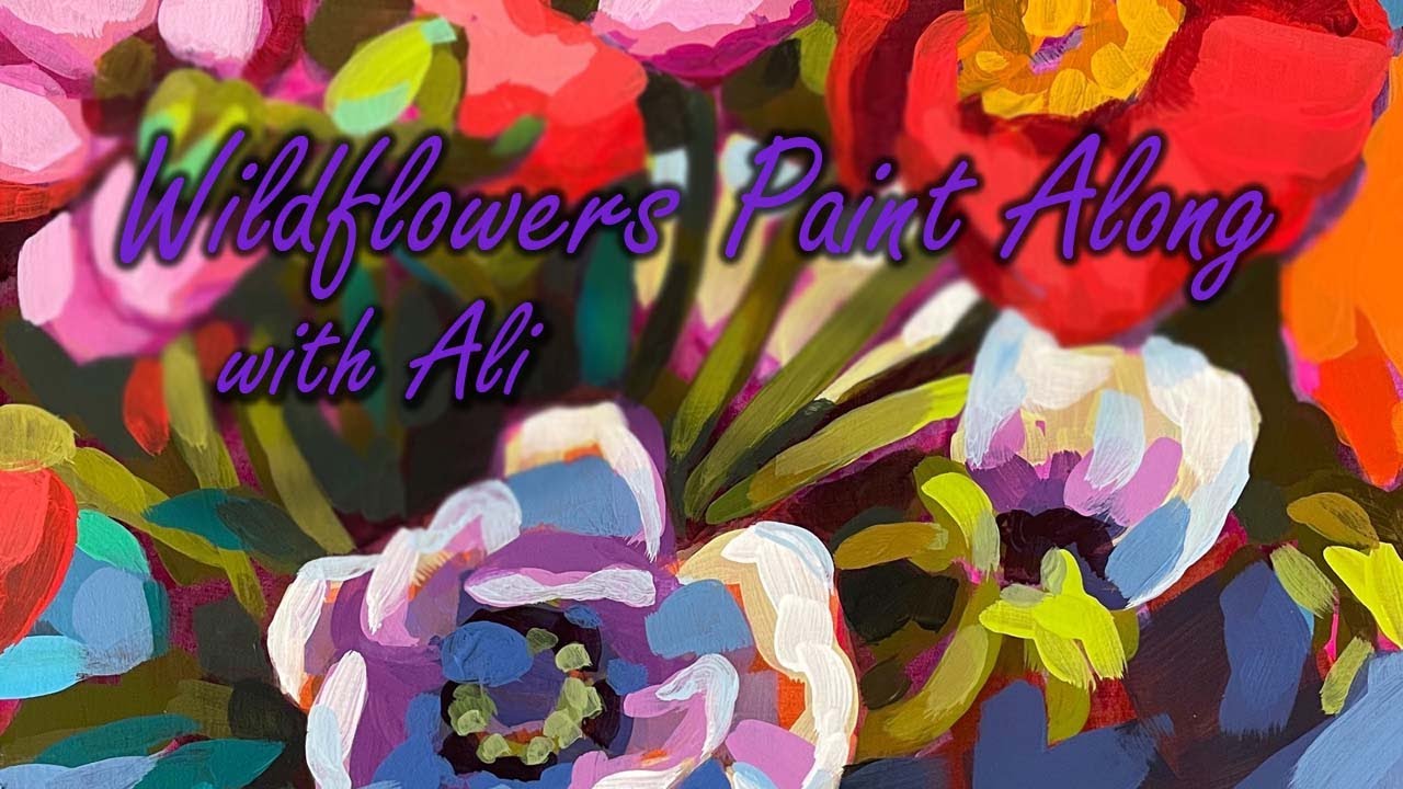 Wildflowers Paint Along