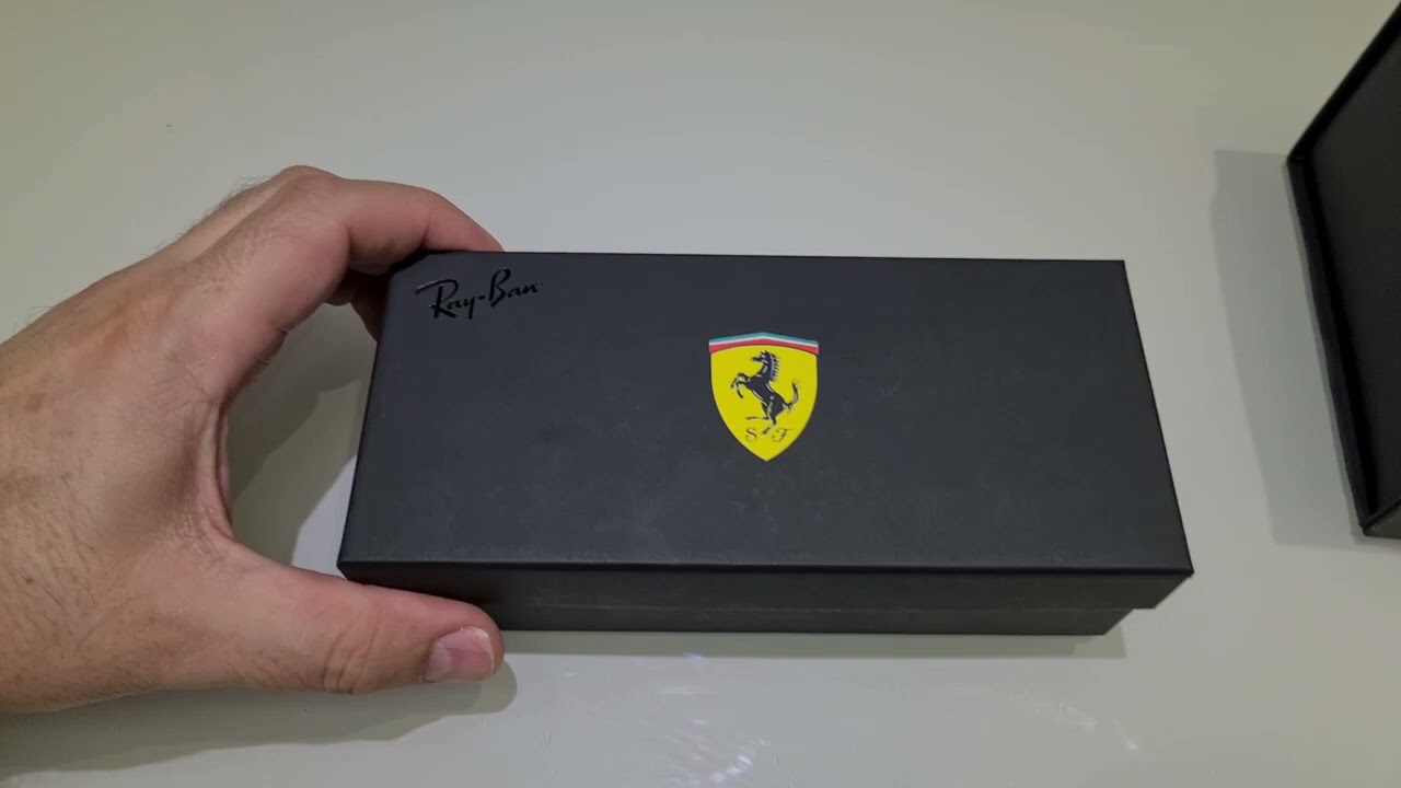 Armação RayBan Ferrari Collection RX8416M - Umboxing