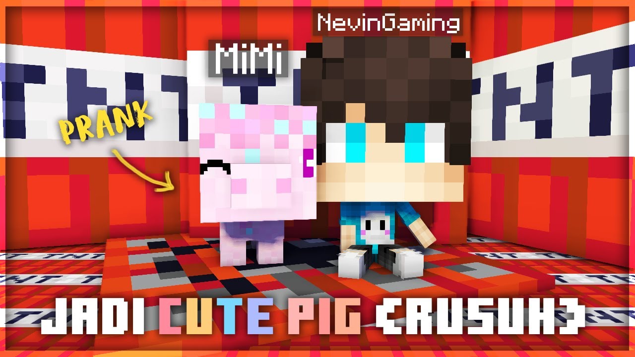 🐷 MIMI JADI BABI BUAT PRANK TEMEN UNYU!! (Unyu Series)