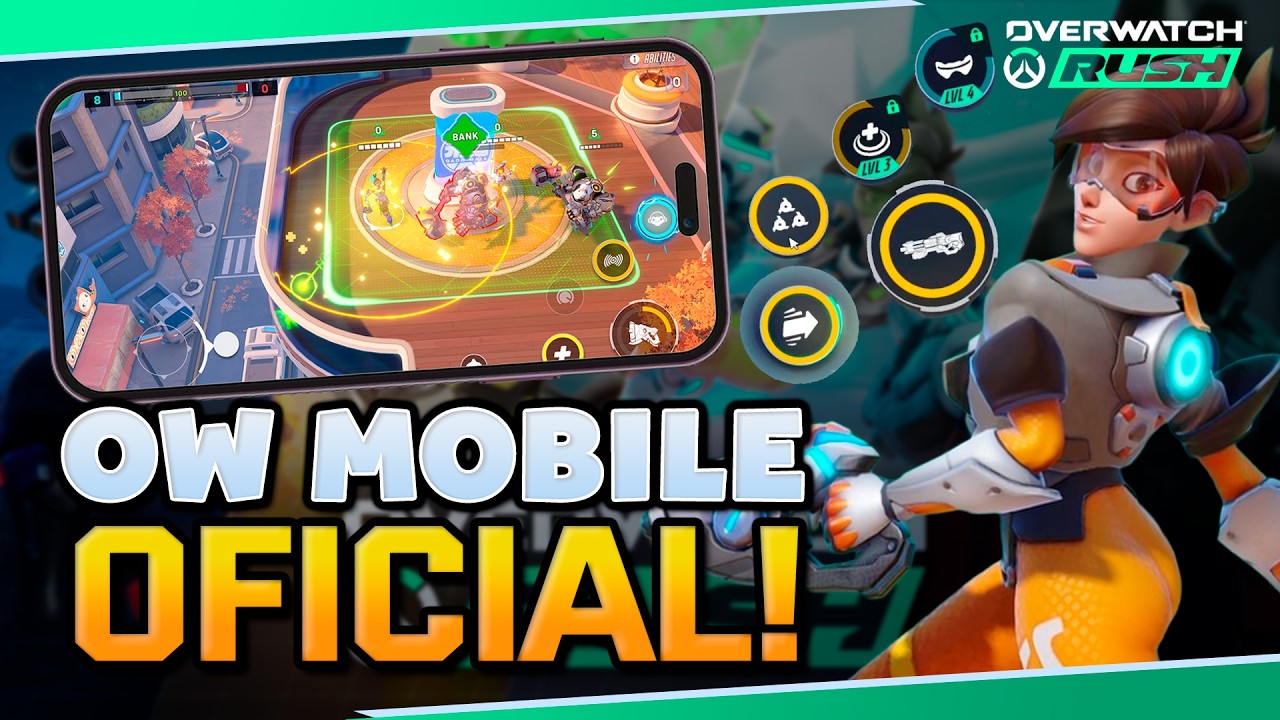 Overwatch MOBILE É REAL Oficial! Overwatch Rush GAMEPLAY!