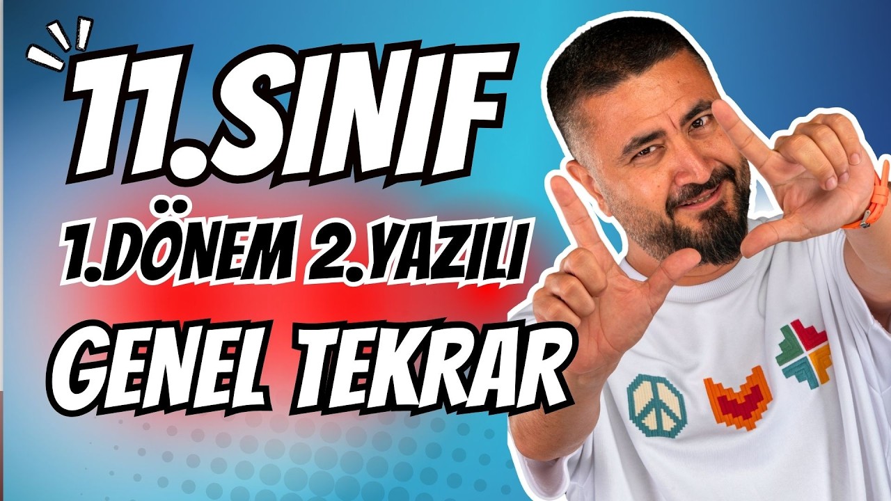 11.Sınıf 1.Dönem 2.Yazılı Genel Tekrar + Soru Avcısı  | YAZILI KAMPI | Rehber Matematik