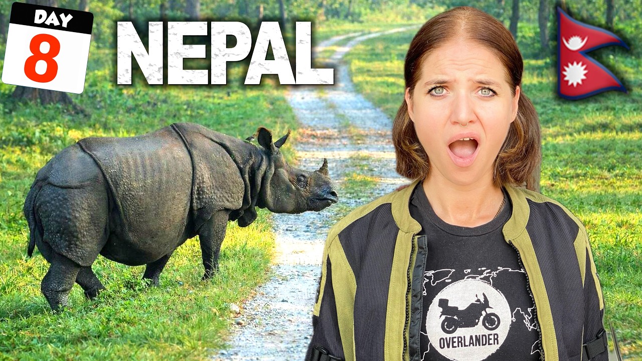 8🇳🇵 Экстремальное сафари на носорогов в Непале 😱
