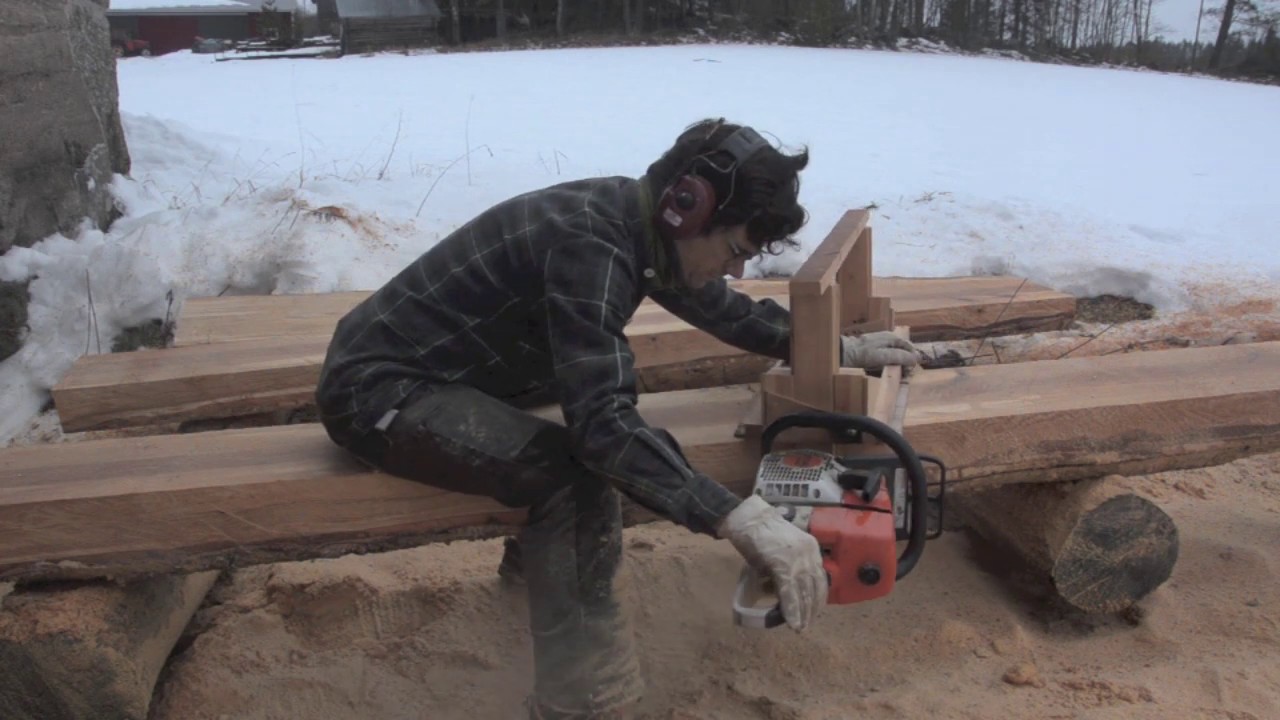 preparing the timber, workbench part 1
