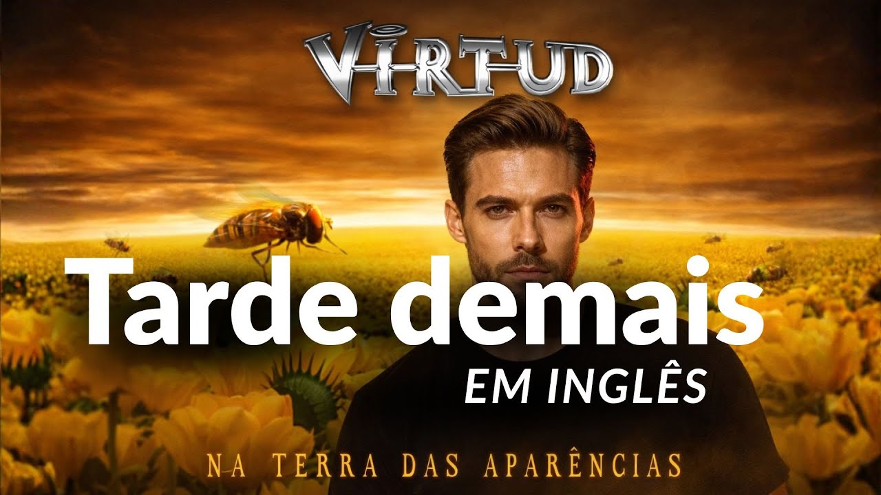 TARDE DEMAIS VERSÃO EM INGLÊS - VIRTUD (Cover IA) | Rock Gospel IA