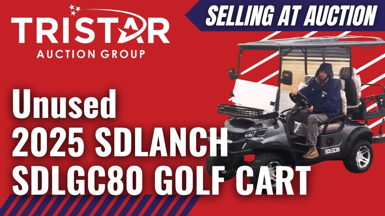 Unused 2025 SDLANCH SDLGC80 GOLF CART (8197) - Selling at auction