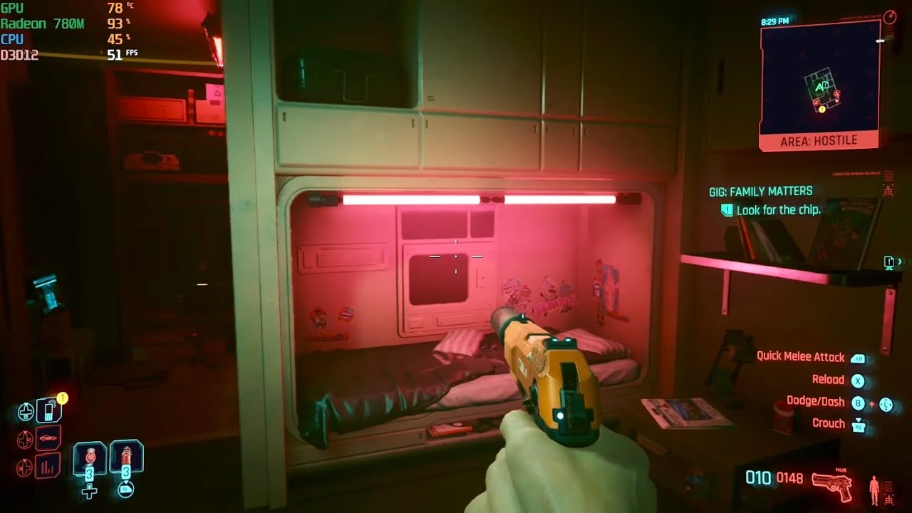 Cyberpunk 2077 - Asus ROG Ally Benchmark | Nintendo Switch 2 Quality mode equivalent settings