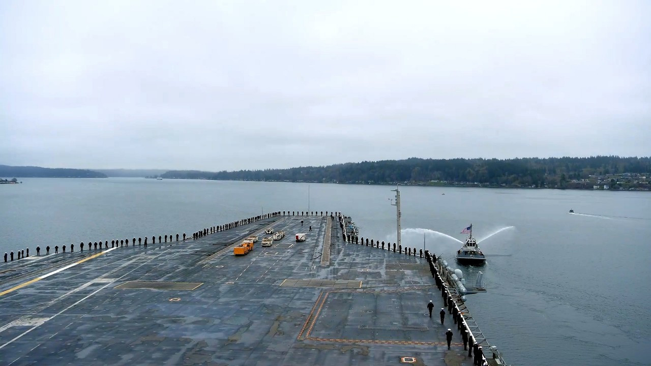 USS Nimitz Final NBKB Departure