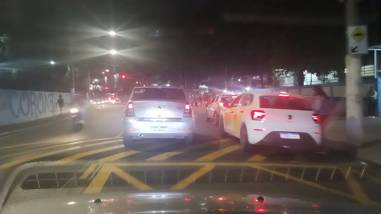 Dirigindo pela zona sul de São Paulo