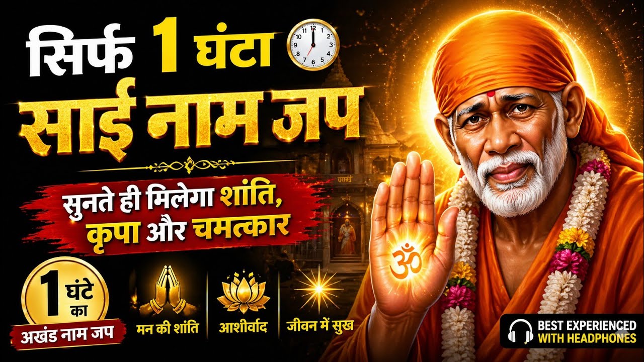 साईं बाबा की कृपा: अद्भुत कथा और 1 घंटे का महामंत्र | Sai Baba Mantra |
